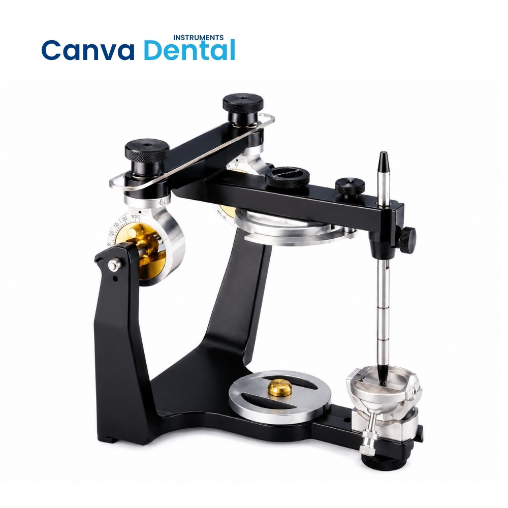 Hanau Articulator semi-adjustable dental articulator condylar guidance complete denture prosthodontic Pakistan