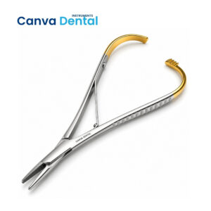 Mathieu needle holder forceps spring action jaw dental surgical use