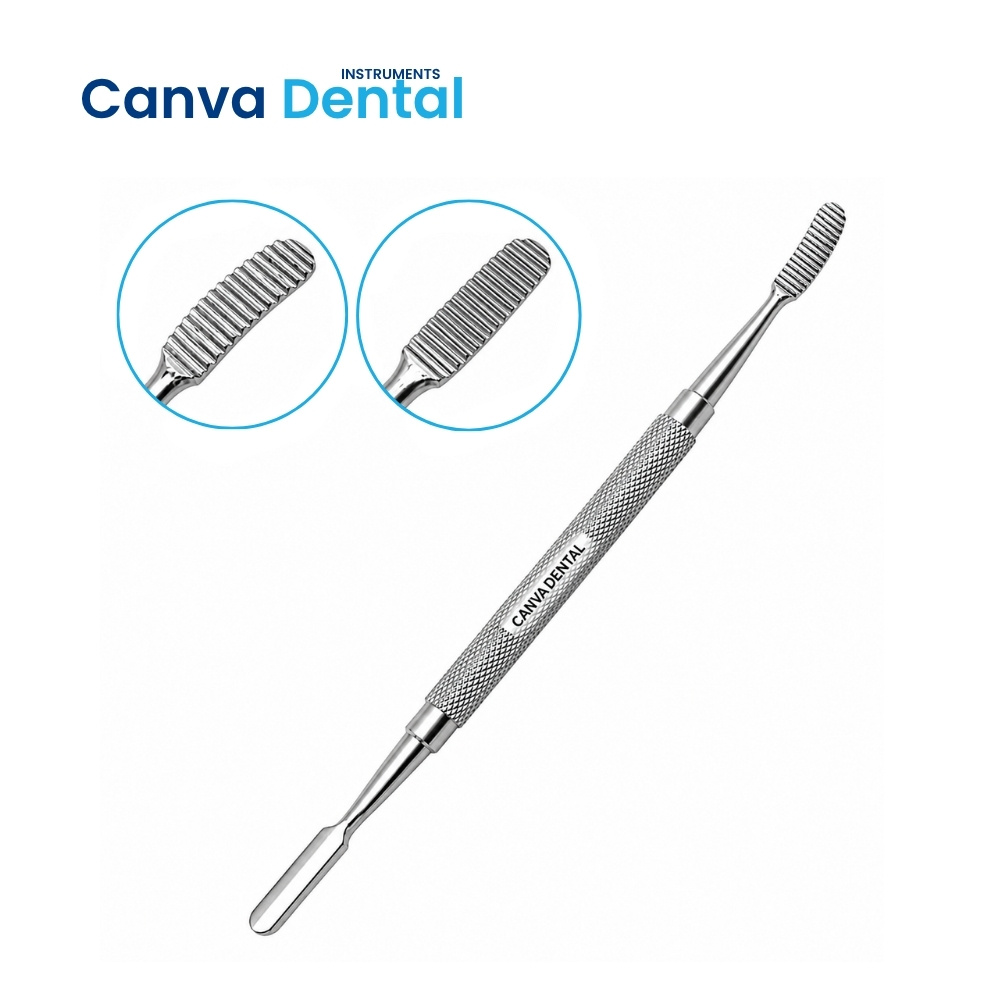 Miller bone file stainless steel alveolar bone smoothing oral surgery