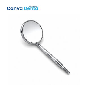 Dental mirror heads front surface plain concave sizes set clinical