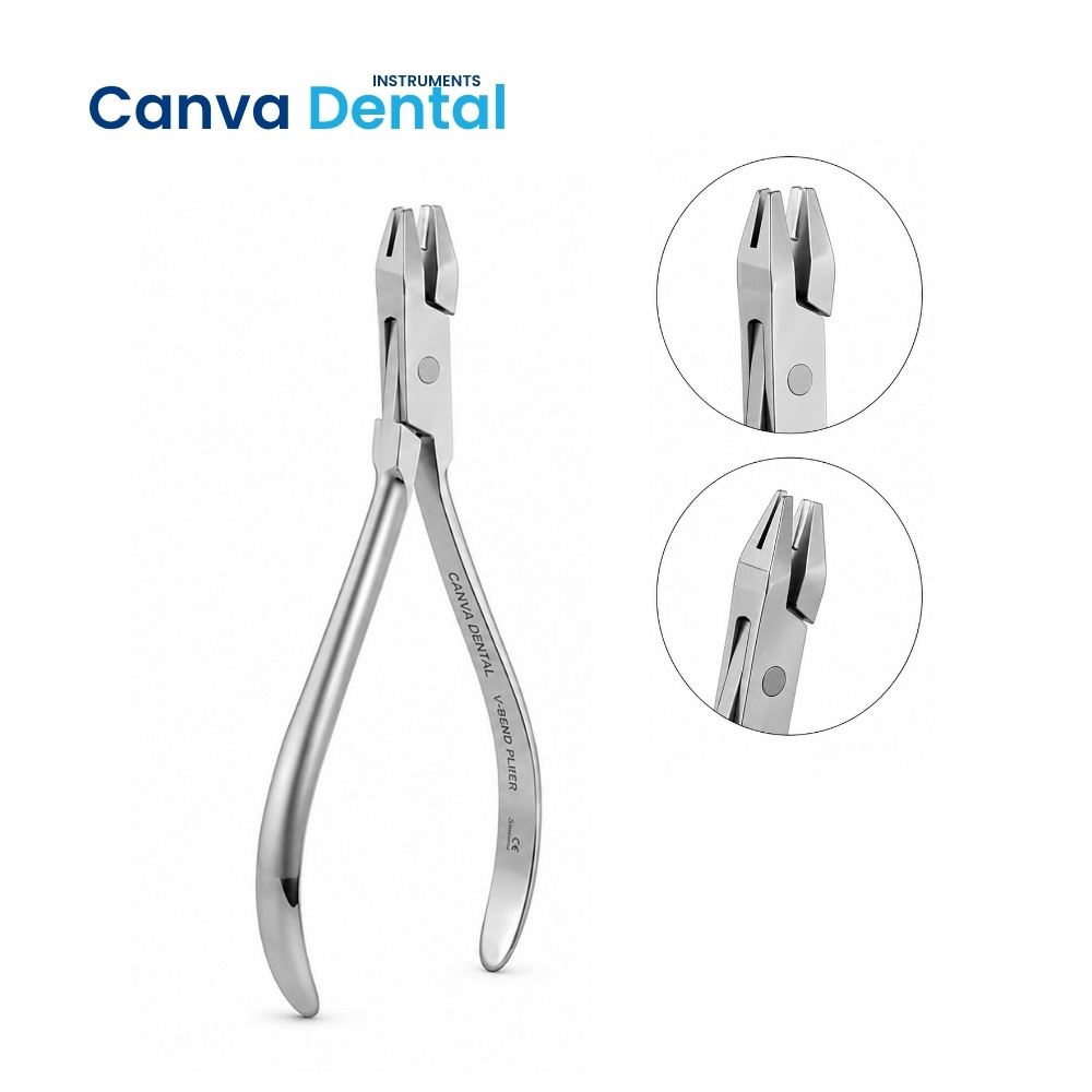 V Bend Plier orthodontic wire bending instrument